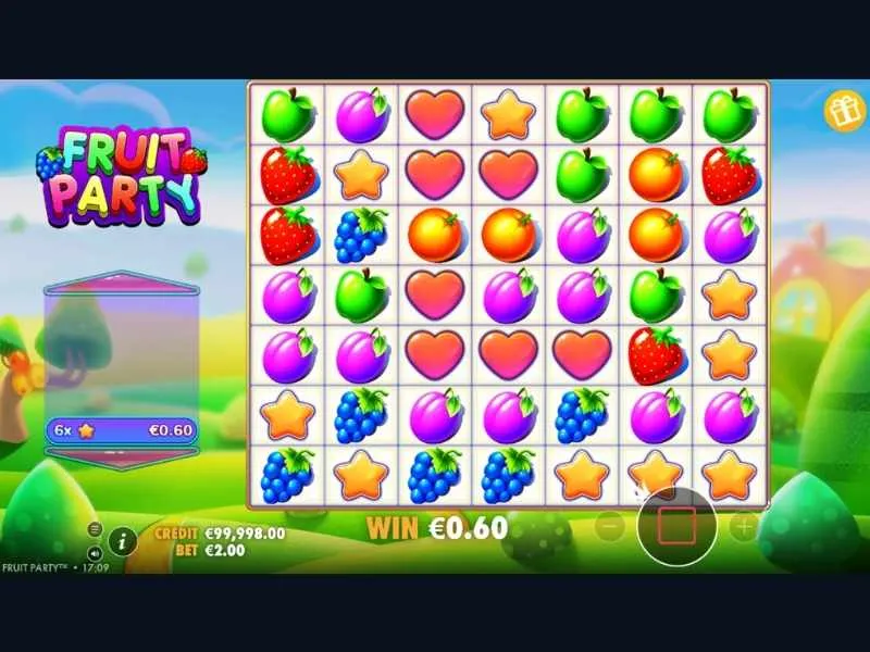 Специальные функции и символы Fruit Party