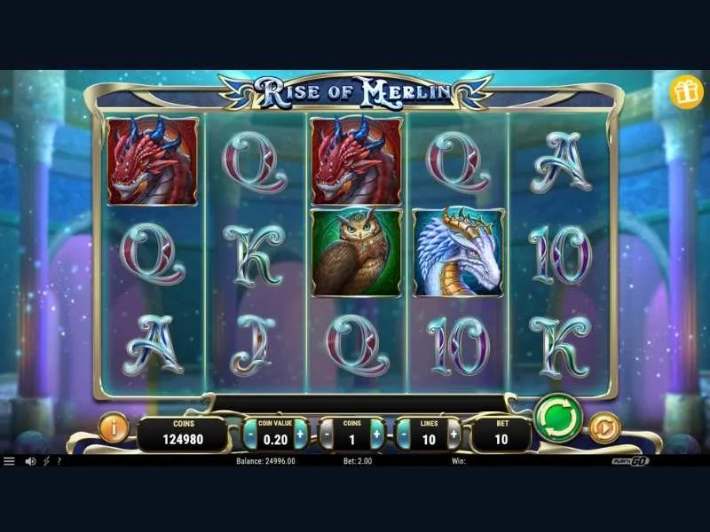 Papel do Wild/Scatter em Rise of Merlin