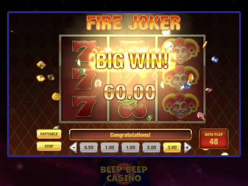 Projekt i rozgrywka w Fire Joker