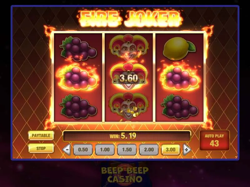 Zasady gry w Fire Joker