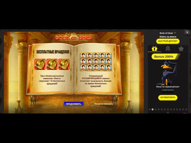 Jogo de slot Book of Dead