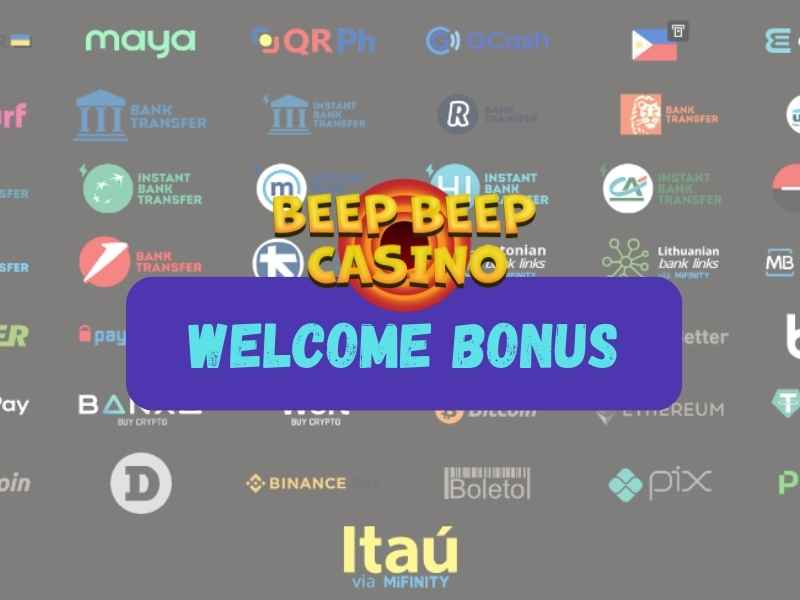 Beep Beep casino welkomstbonus