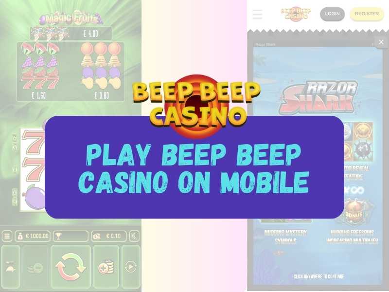 Ігри онлайн-казино з додатком Beep Beep Casino