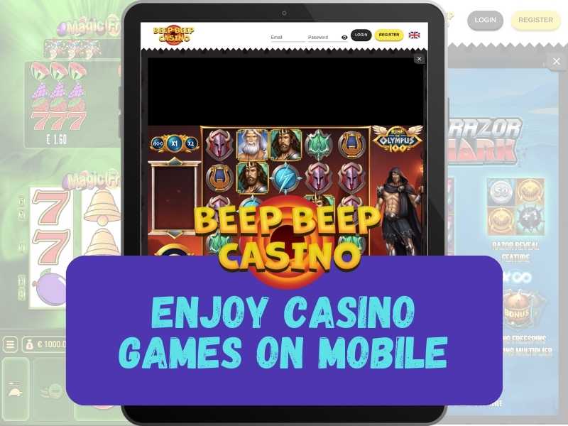 Mobile Version des Beep Beep Casinos